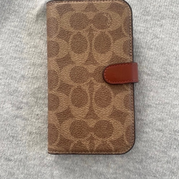 Coach Accessories - Coach I Phone 15 case with wallet card holder